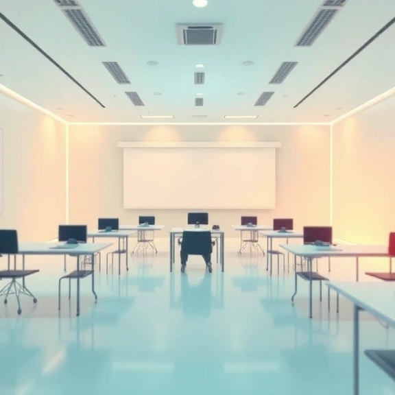 Conceitos visuais relacionados a Virtual Reality Classrooms: A New Era of Immersive Learning Experiences