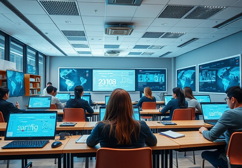 Representação visual: Smart Learning Environments: Trends Revolutionizing Classrooms