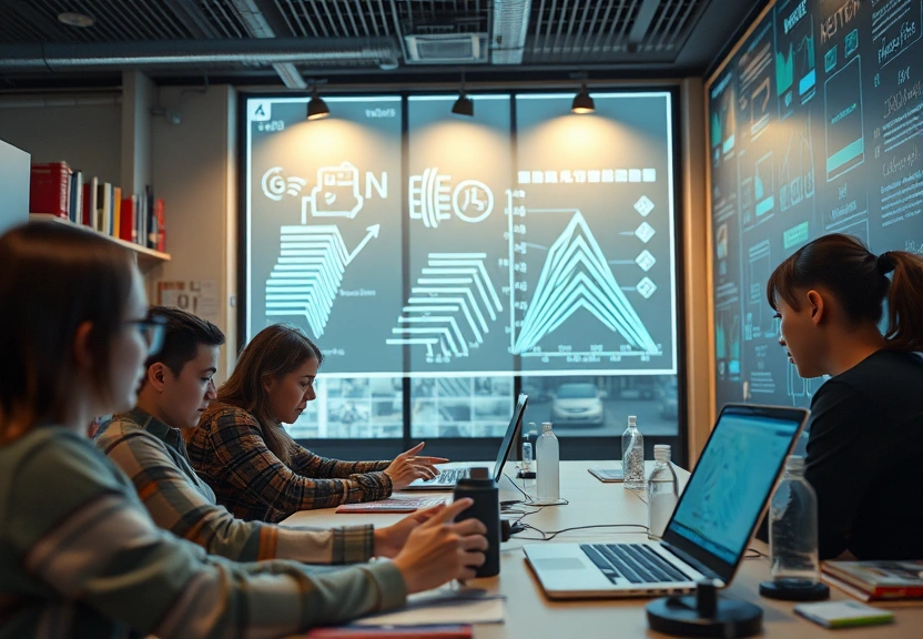 Representação visual: EdTech Startups Disrupting Traditional Education Models